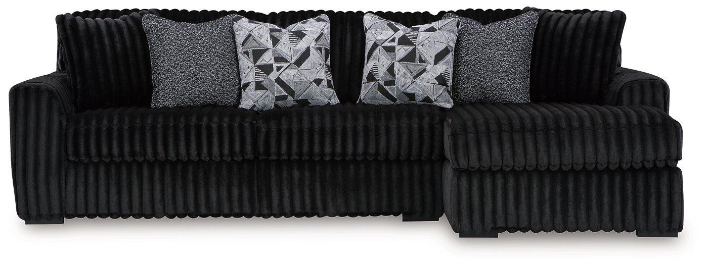 Midnight-Madness Sectional Sofa with Chaise - Furniture 4 Less Outlet (Salinas,CA)
