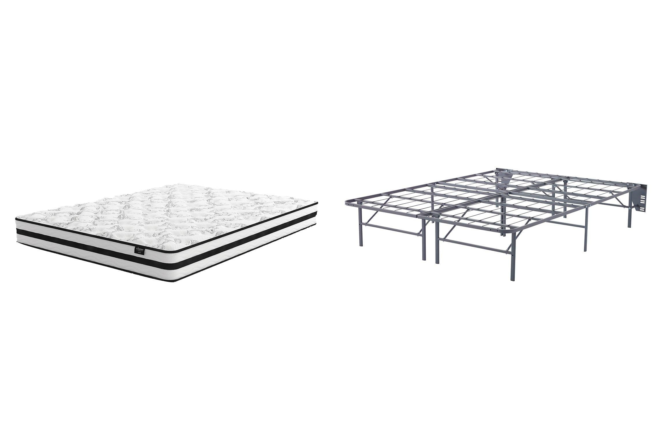 8 Inch Chime Innerspring Mattress Set - Furniture 4 Less Outlet (Salinas,CA)