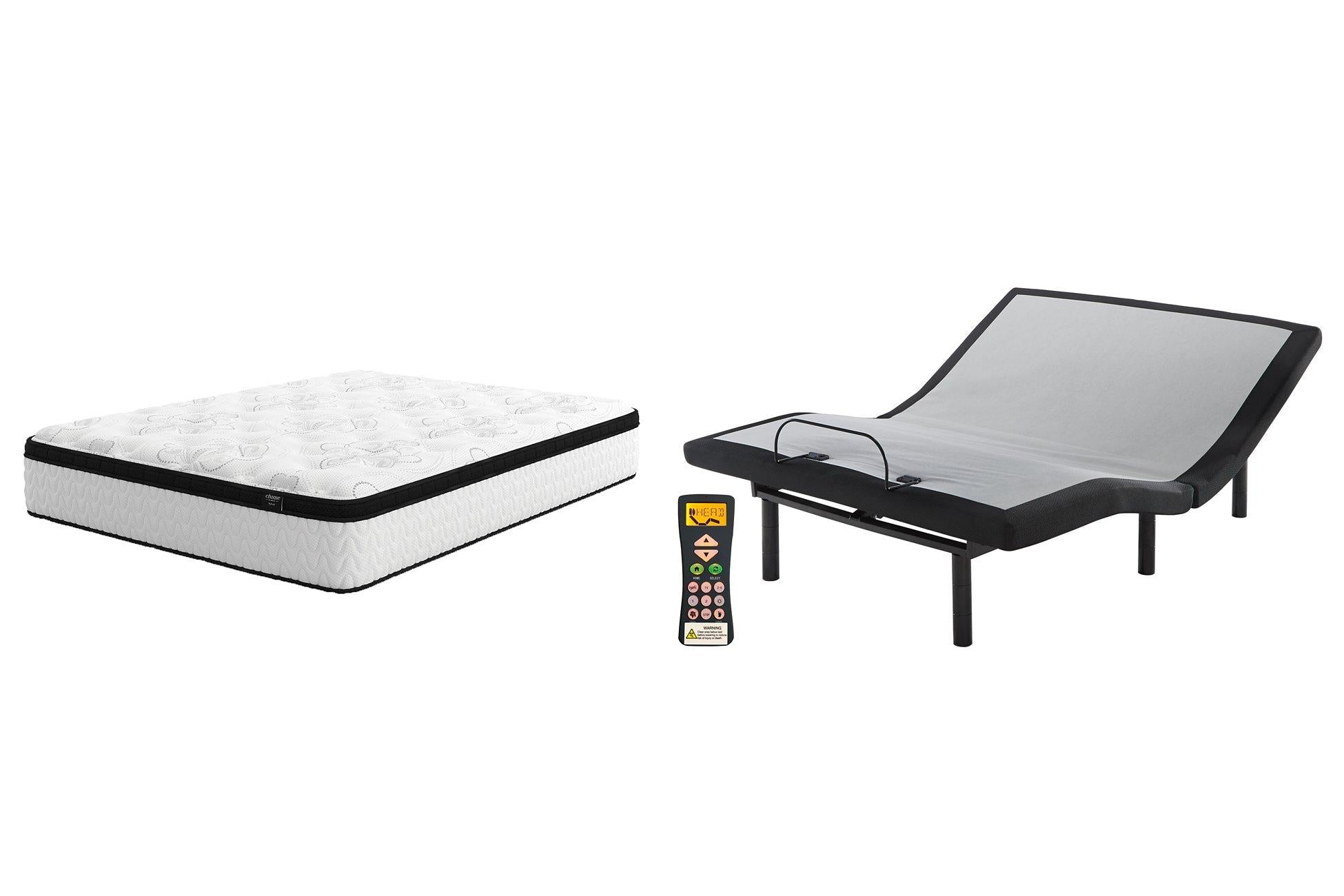 Chime 12 Inch Hybrid Mattress Package - Furniture 4 Less Outlet (Salinas,CA)