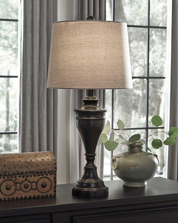 Darlita Table Lamp (Set of 2) - Furniture 4 Less Outlet (Salinas,CA)