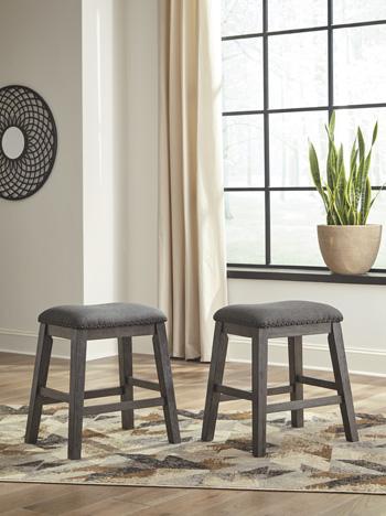 Caitbrook Counter Height Upholstered Bar Stool - Furniture 4 Less Outlet (Salinas,CA)