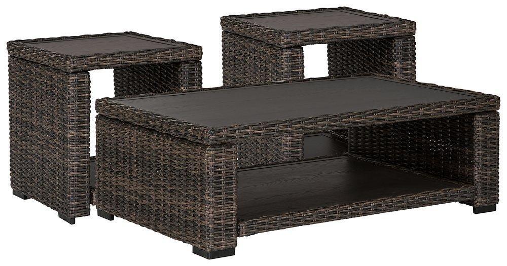 Grasson Lane Outdoor Occasional Table Set - Furniture 4 Less Outlet (Salinas,CA)
