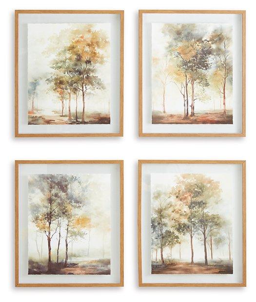 Bryneford Wall Art (Set of 4) - Furniture 4 Less Outlet (Salinas,CA)