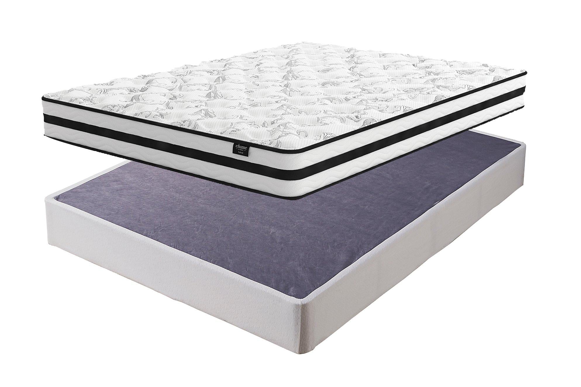 8 Inch Chime Innerspring Mattress Set - Furniture 4 Less Outlet (Salinas,CA)