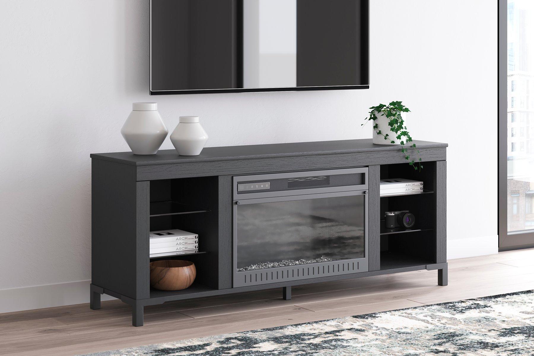 Cayberry 60" TV Stand with Electric Fireplace - Furniture 4 Less Outlet (Salinas,CA)