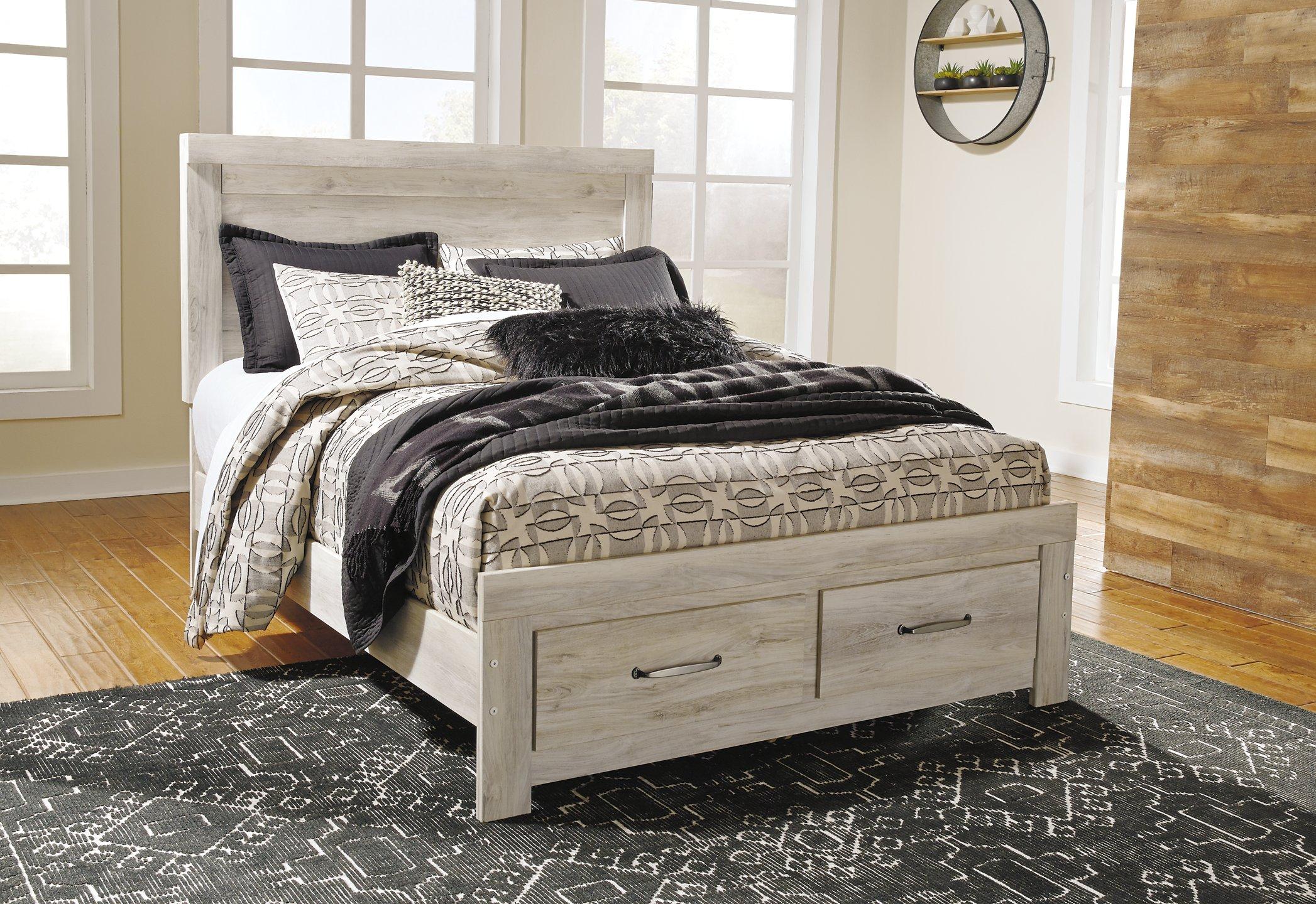 Bellaby Bed with 2 Storage Drawers - Furniture 4 Less Outlet (Salinas,CA)