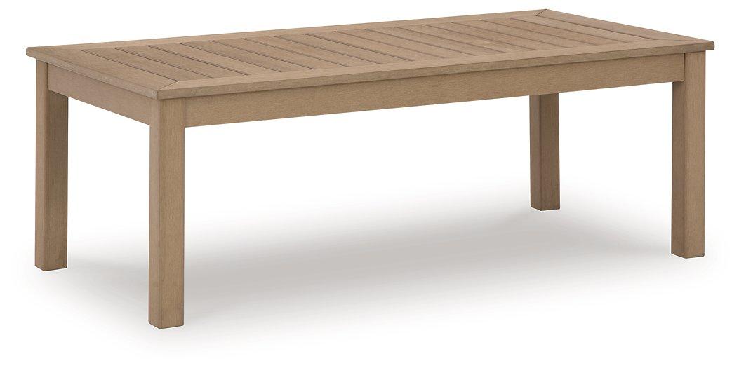 Hallow Creek Outdoor Coffee Table - Furniture 4 Less Outlet (Salinas,CA)