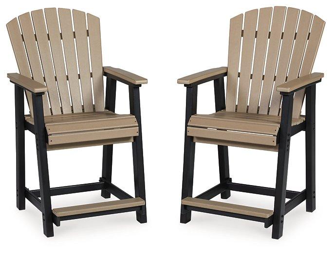 Fairen Trail Outdoor Counter Height Bar Stool (Set of 2) - Furniture 4 Less Outlet (Salinas,CA)
