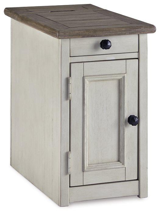 Bolanburg Chairside End Table with USB Ports & Outlets - Furniture 4 Less Outlet (Salinas,CA)