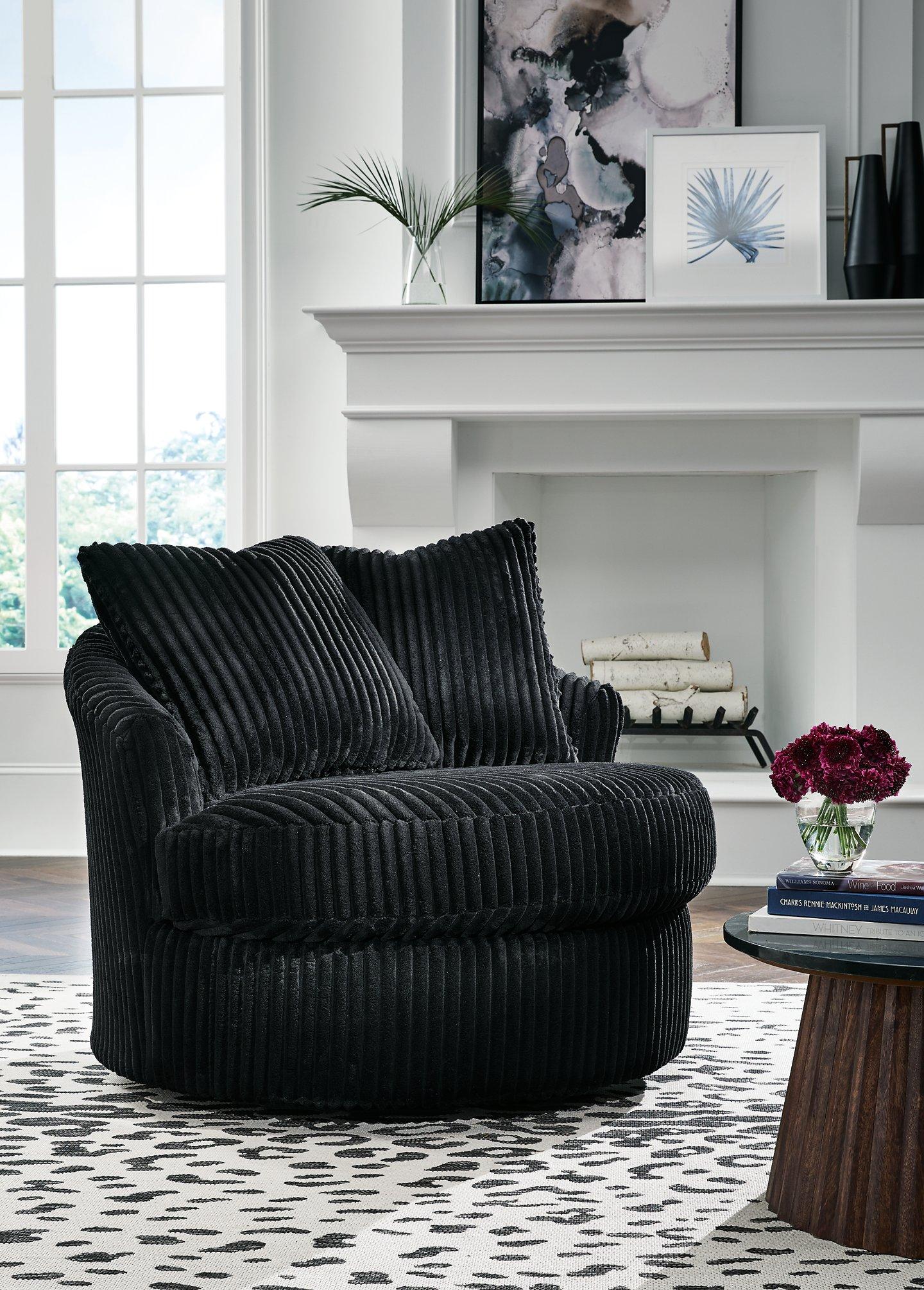 Gramwell Swivel Accent Chair - Furniture 4 Less Outlet (Salinas,CA)