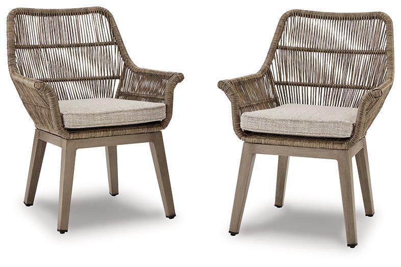 Beach Front Arm Chair with Cushion (Set of 2) - Furniture 4 Less Outlet (Salinas,CA)