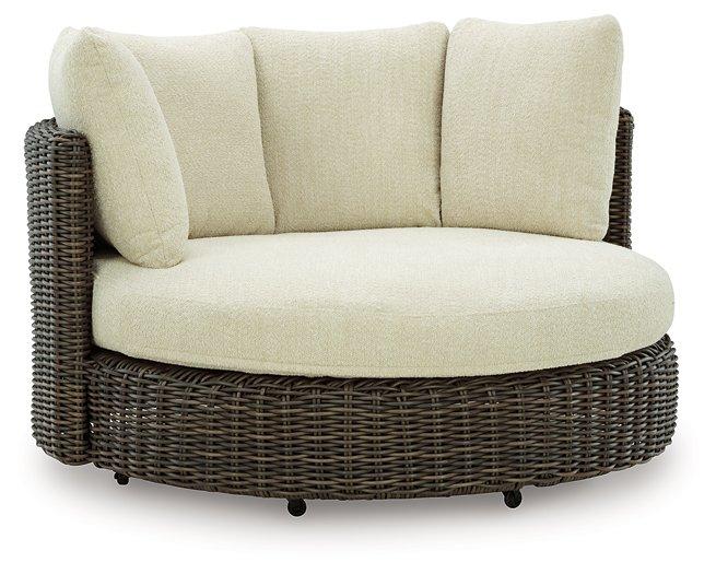 Kimora Outdoor Swivel Lounge Chair with Cushion - Furniture 4 Less Outlet (Salinas,CA)
