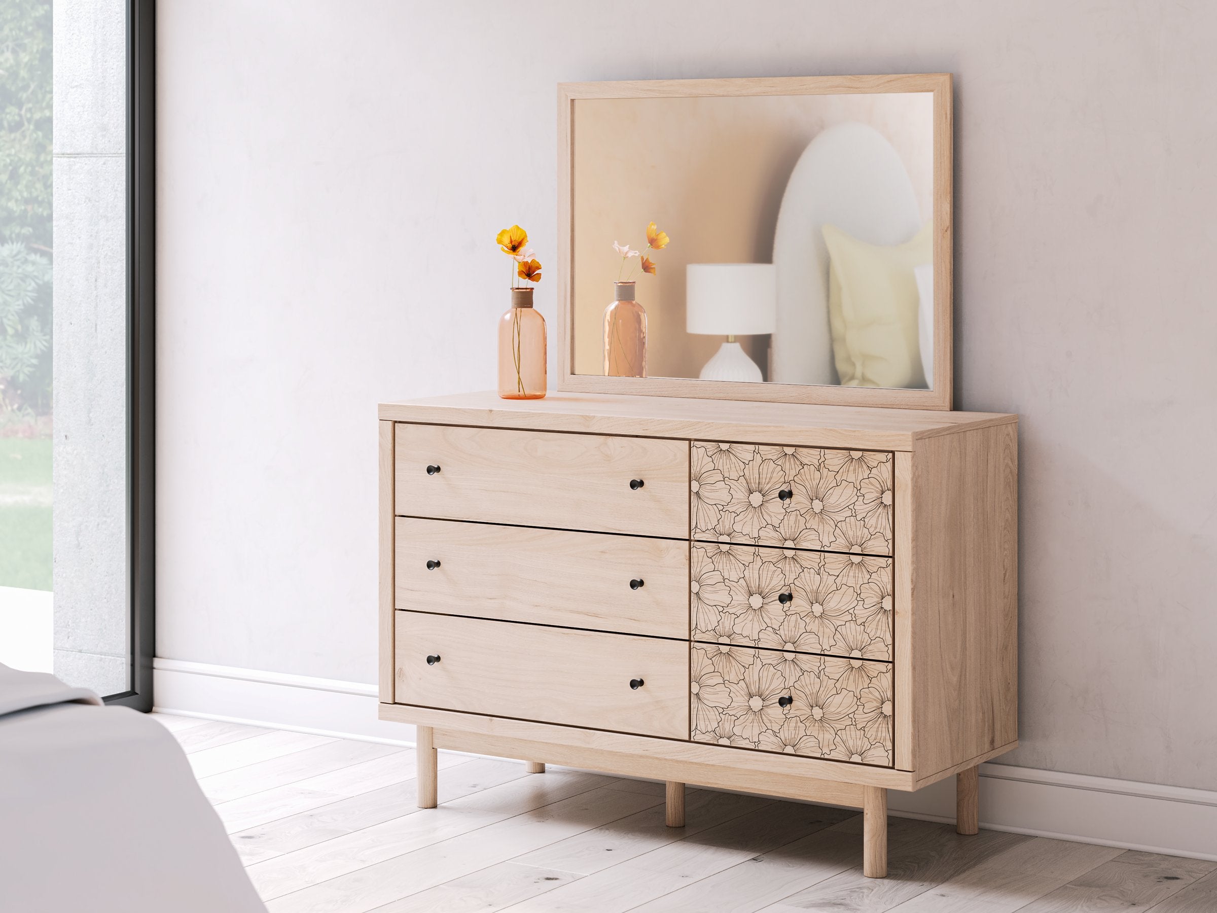 Arloster Dresser and Mirror - Furniture 4 Less Outlet (Salinas,CA)