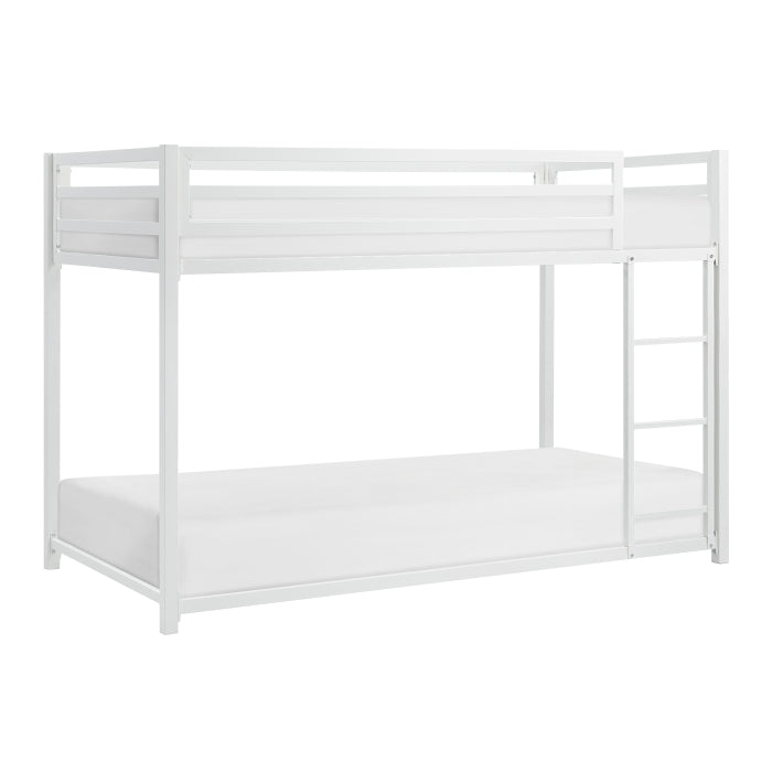 B2010WH-1 - Twin/Twin Bunk Bed - Furniture 4 Less Outlet (Salinas,CA)