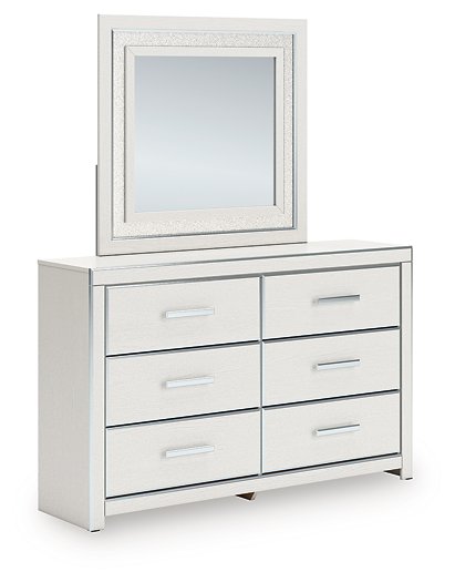 Zuraleus Dresser and Mirror - Furniture 4 Less Outlet (Salinas,CA)