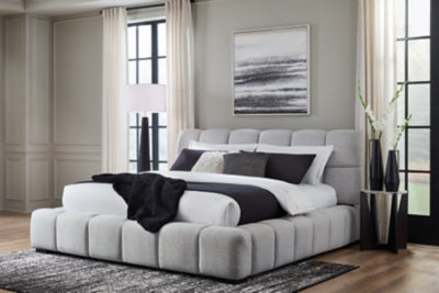 Grendusk Upholstered Bed - Furniture 4 Less Outlet (Salinas,CA)