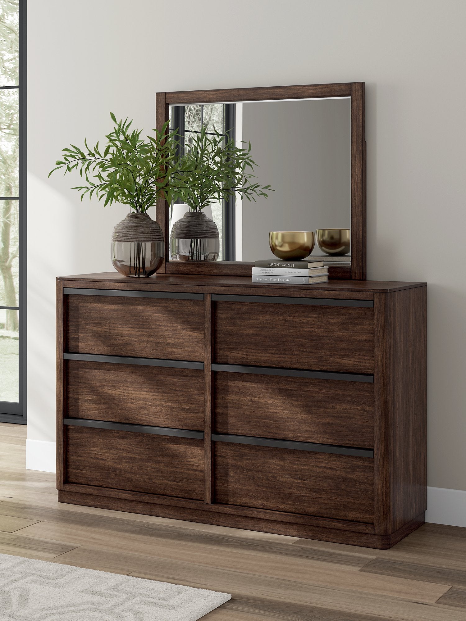 Dilenno Dresser and Mirror - Furniture 4 Less Outlet (Salinas,CA)
