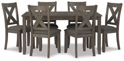 Caitbrook Dining Table and Chairs (Set of 7) - Furniture 4 Less Outlet (Salinas,CA)