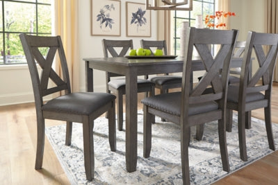 Caitbrook Dining Table and Chairs (Set of 7) - Furniture 4 Less Outlet (Salinas,CA)