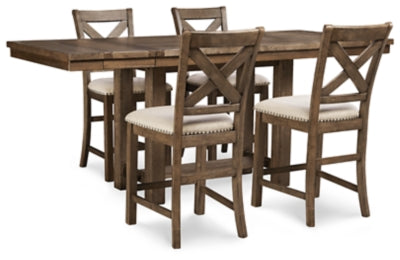 Moriville Counter Height Dining Set - Furniture 4 Less Outlet (Salinas,CA)