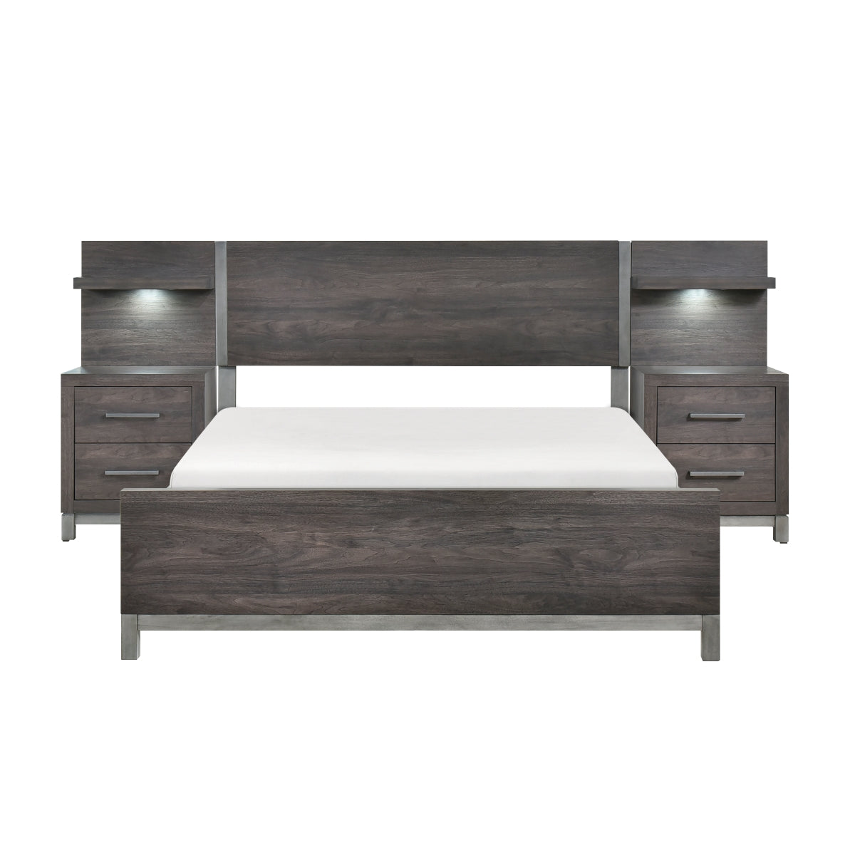 Zephyr 5pc Set Queen Wall Bed - Furniture 4 Less Outlet (Salinas,CA)