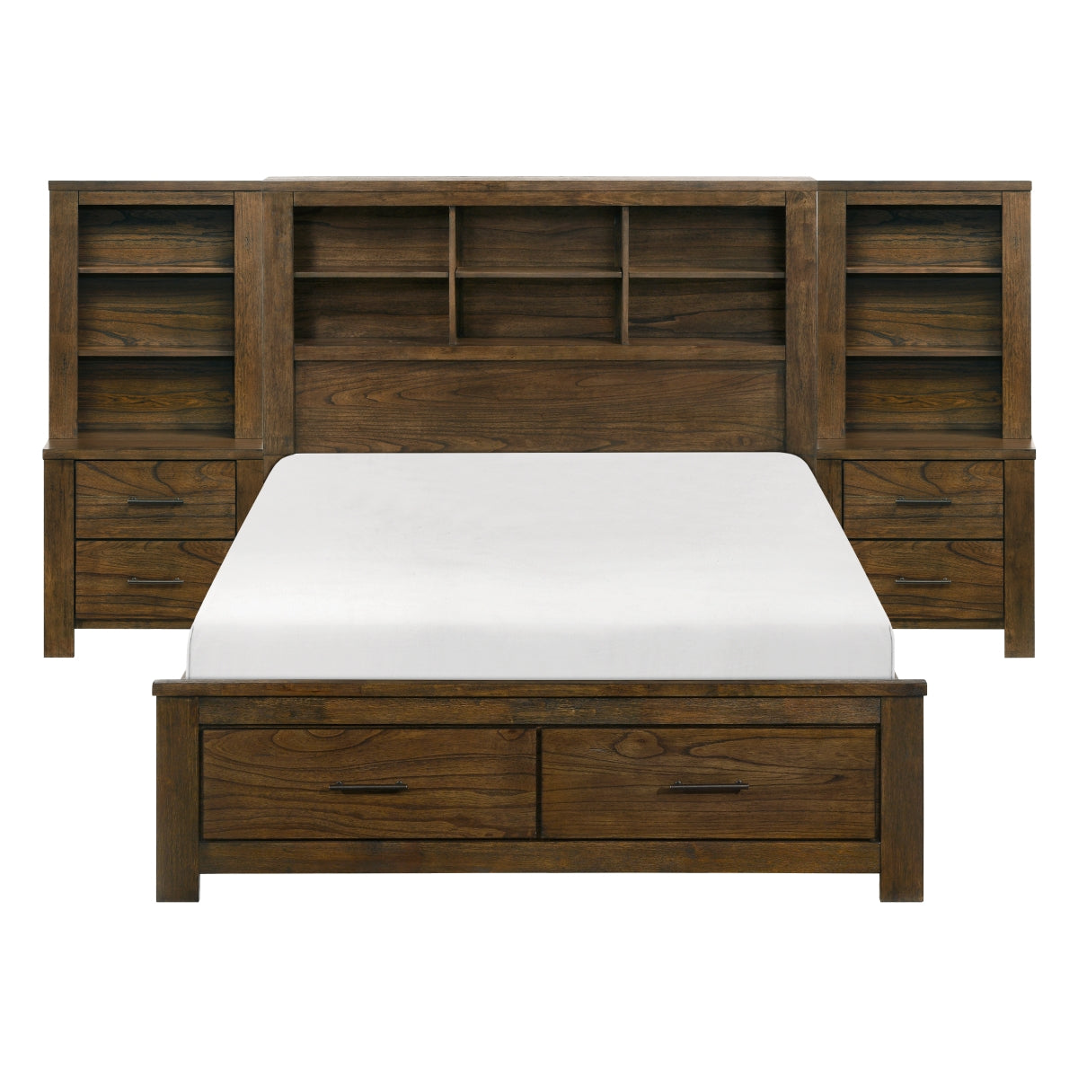 1592F-1*WB 5pc Set Full Platform Wall Bed - Furniture 4 Less Outlet (Salinas,CA)