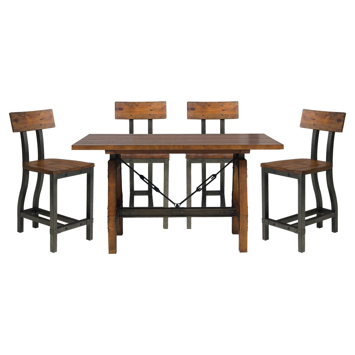Holverson 5 Piece Dining Set - Furniture 4 Less Outlet (Salinas,CA)