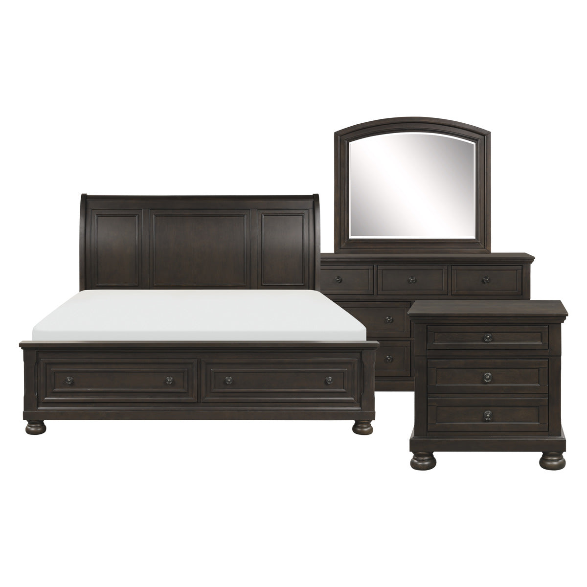 Begonia 4 and 5 Piece Bed Set - Furniture 4 Less Outlet (Salinas,CA)