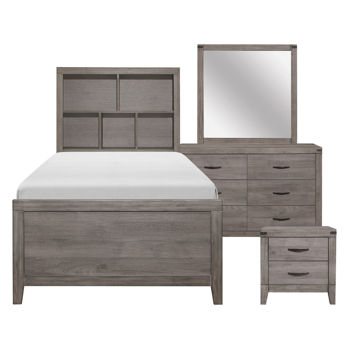Woodrow Twin Bed Set - Furniture 4 Less Outlet (Salinas,CA)