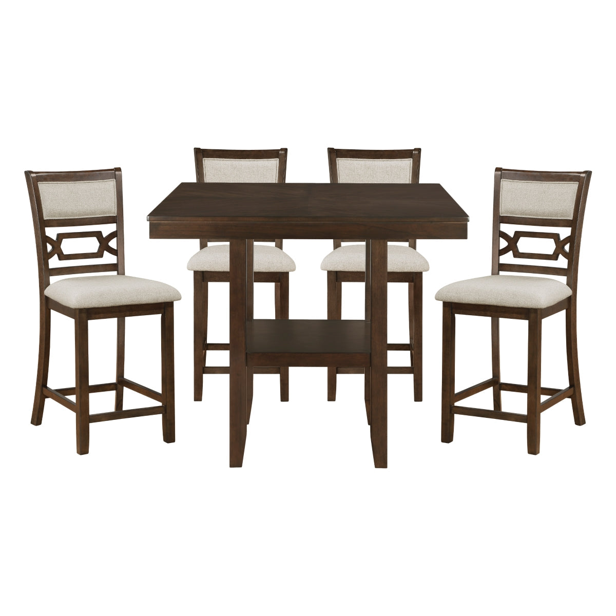 Hutchinson 5-Piece Pack Counter Height Set - Furniture 4 Less Outlet (Salinas,CA)