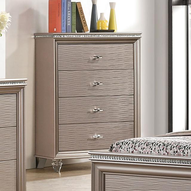ALLIE Chest Beige & Brown - Furniture 4 Less Outlet (Salinas,CA)