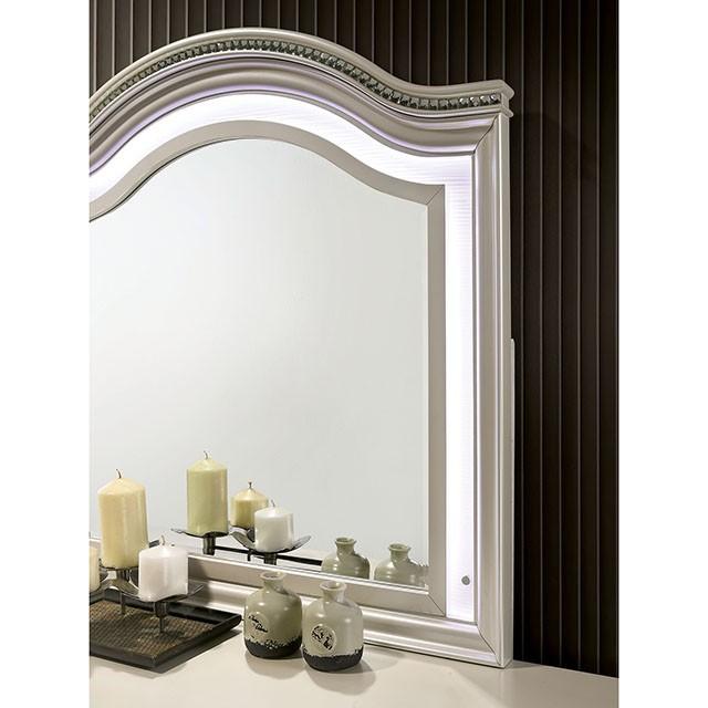 ALLIE Dresser Beige & Rose Gold - Furniture 4 Less Outlet (Salinas,CA)