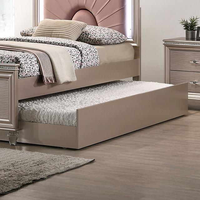 ALLIE Trundle Beige & Rose Gold - Furniture 4 Less Outlet (Salinas,CA)