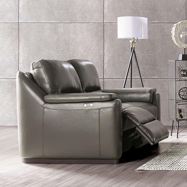 ALTAMURA Power Loveseat, Gray & Beige - Furniture 4 Less Outlet (Salinas,CA)