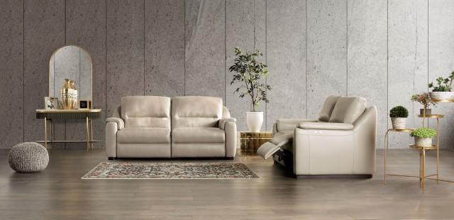 ALTAMURA Power Loveseat, Gray & Beige - Furniture 4 Less Outlet (Salinas,CA)