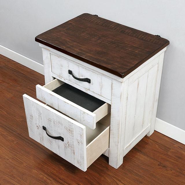 ALYSON Night Stand w/ USB Plug - Furniture 4 Less Outlet (Salinas,CA)
