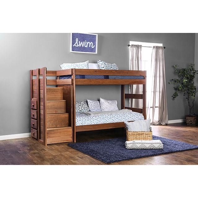 AMPELIOS T/T Bunk Bed W/ 2 Slat Kits (*Mattress Ready) - Furniture 4 Less Outlet (Salinas,CA)