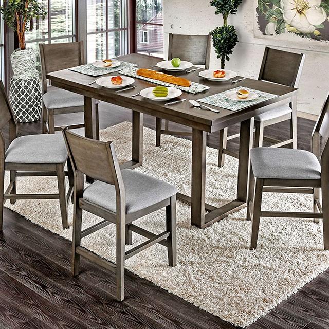 Anton 7 Pc Counter Ht Table Set - Furniture 4 Less Outlet (Salinas,CA)