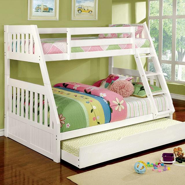 Canberra Twin/Full Bunk Bed - Furniture 4 Less Outlet (Salinas,CA)