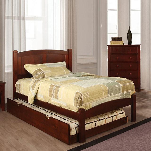 Cara Cherry Twin Bed - Furniture 4 Less Outlet (Salinas,CA)