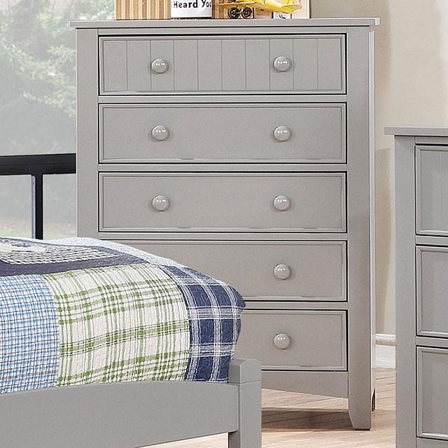 Caren Gray Chest - Furniture 4 Less Outlet (Salinas,CA)
