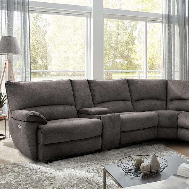 CERELIA Power Sectional, Gray - Furniture 4 Less Outlet (Salinas,CA)