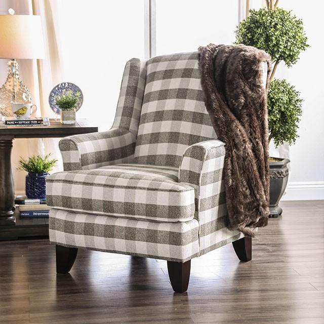 Christine Light Gray Chair - Furniture 4 Less Outlet (Salinas,CA)