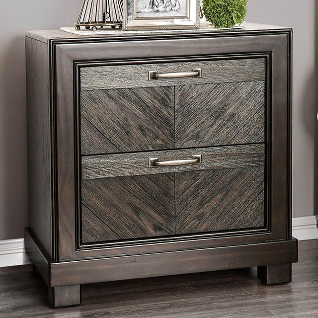Argyros Espresso Night Stand - Furniture 4 Less Outlet (Salinas,CA)