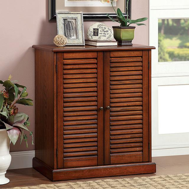 Della Oak Shoe Cabinet - Furniture 4 Less Outlet (Salinas,CA)