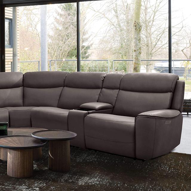 EDMONDUS Power Sectional, Dark Gray - Furniture 4 Less Outlet (Salinas,CA)