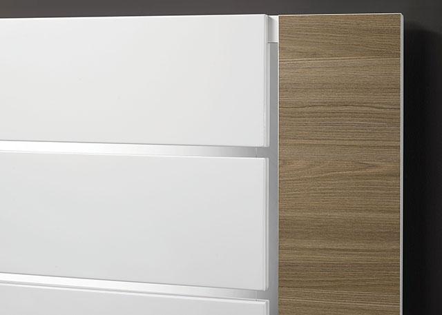 ERLANGEN Cal.King & E.King Bed, White/Natural - Furniture 4 Less Outlet (Salinas,CA)