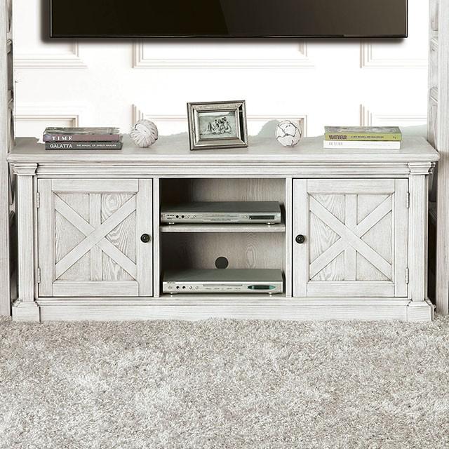 Georgia Antique White 60" TV Stand - Furniture 4 Less Outlet (Salinas,CA)