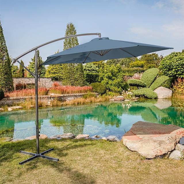 Glam Cantilever Umbrella w/ LED - Furniture 4 Less Outlet (Salinas,CA)