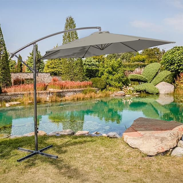 Glam Cantilever Umbrella w/ LED - Furniture 4 Less Outlet (Salinas,CA)